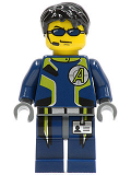 LEGO agt001 Agent Chase - Dual Sided Head