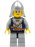 LEGO cas337 Fantasy Era - Crown Knight Scale Mail with Crown, Helmet with Neck Protector, Scowl