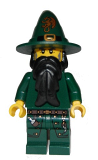 LEGO cas435 Kingdoms - Dark Green Wizard