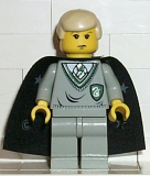 LEGO hp040 Draco Malfoy, Slytherin Torso, Black Cape with Stars