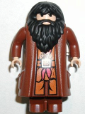 LEGO hp061 Hagrid, Reddish Brown Topcoat (Light Flesh Version with Moveable Hands)