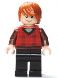 LEGO hp113 Ron Weasley, Tartan Vest, Black Legs